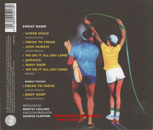 Bootsy Collins presents Sweat Band Sweat Band BBR0221 Dubman Home